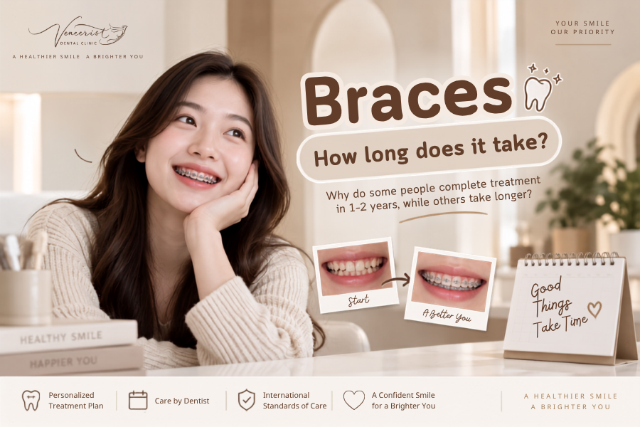 How long do braces take and factors affecting orthodontic treatment time