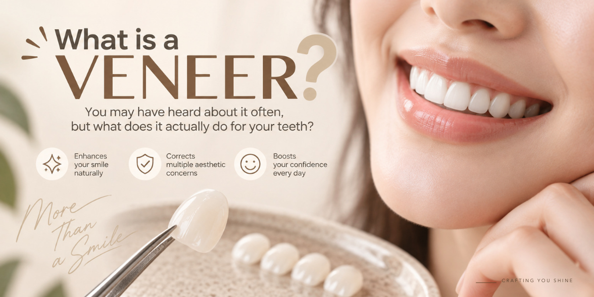 What are veneers and how Ceramic Veneers change the visible surface of natural teeth