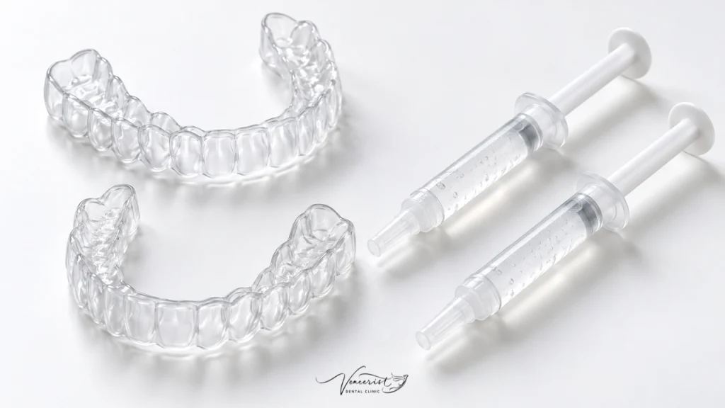 ฟอกสีฟันแล้วกลับมาเหลืองไหม? ทำอย่างไรให้ฟันขาวนาน | Veneerist 3 LED Cool Light Teeth Whitening Veneerist 2