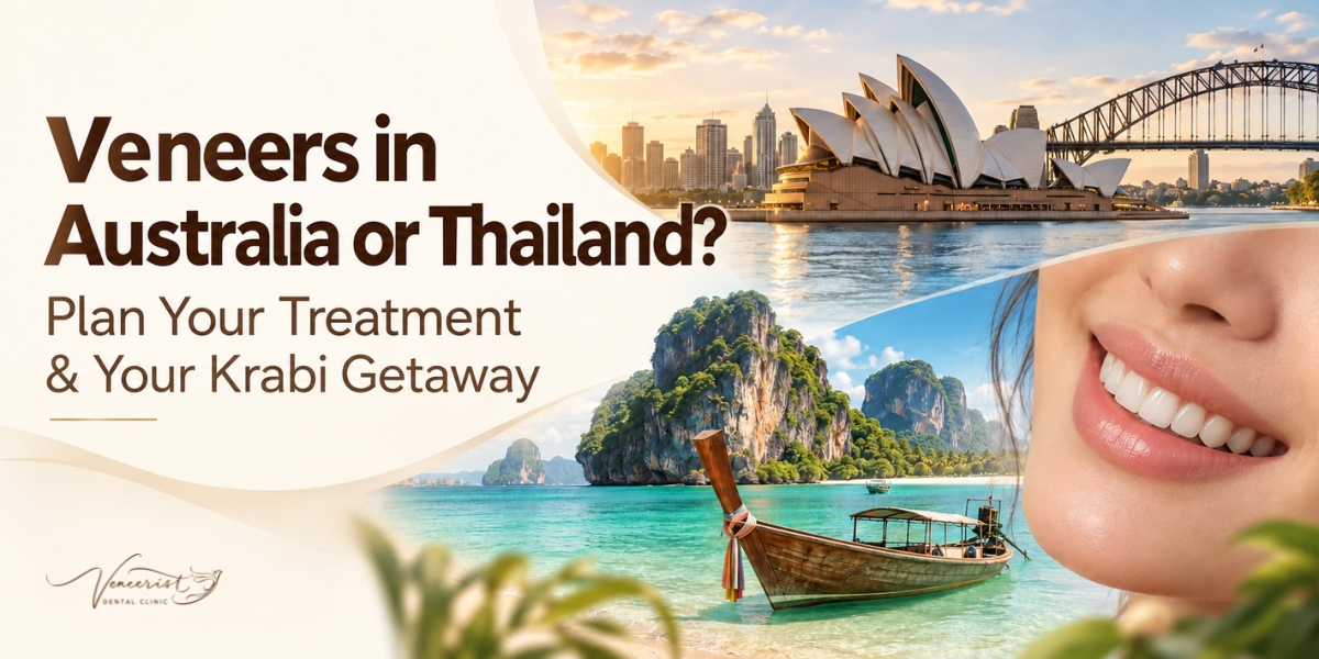 Ceramic veneers in Australia or Thailand, planning a dental journey from Australia to Krabi