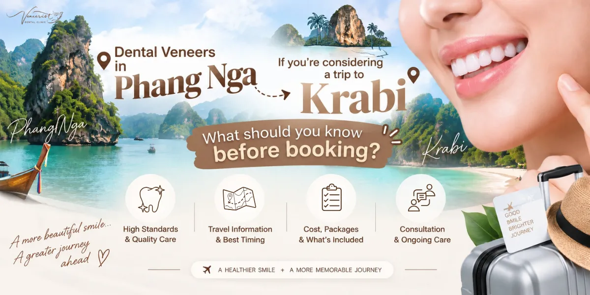 Veneers in Phang Nga for patients considering Ceramic Veneer treatment in Krabi