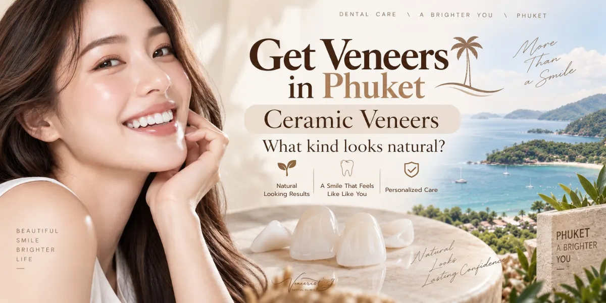 Veneers in Phuket and natural-looking Ceramic Veneers for patients considering treatment in Krabi