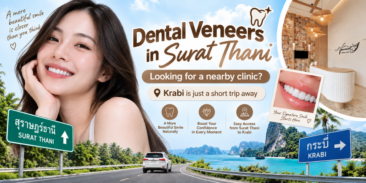 Veneers in Surat Thani and travelling to Krabi for Ceramic Veneer treatment