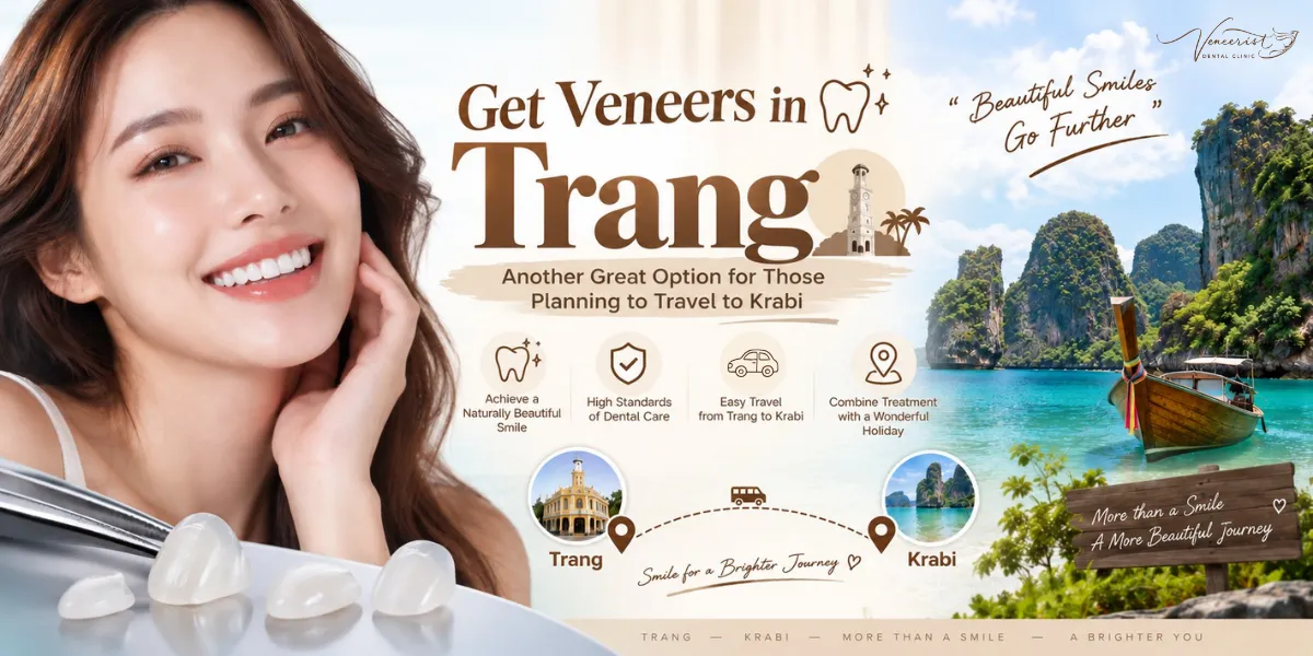 Veneers in Trang for patients considering Ceramic Veneer treatment in Krabi